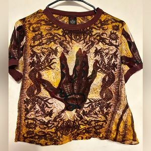 Vintage Demon Hand JPG T Shirt